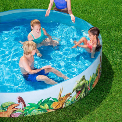 Dinosaur Bestway Swimming Pool Fill'N Fun - 2074L Capacity