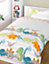 Dinosaurs Natural Junior Toddler Duvet Cover & Pillowcase Set