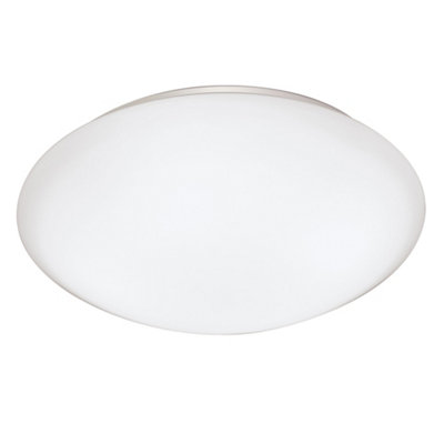 Dion 30cm Wht Oyster Twin Pk LED