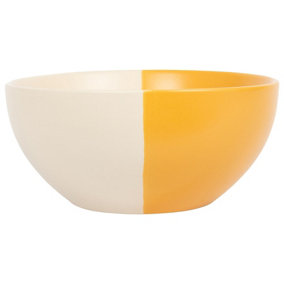 Dipped Stoneware Cereal Bowl - 16.5cm - Mustard