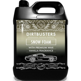 Dirtbusters Car Cleaner Snow Foam Shampoo With Polymer Wax, Vanilla Fragrance (5 Litre)