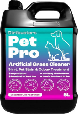 Dirtbusters Pet Pro Artificial Grass Cleaner For Dogs & Cats, With Reactivating Odour Eliminator (5L)