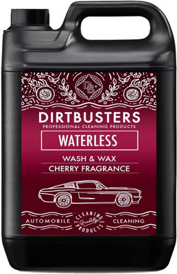 Dirtbusters Waterless Car Wash and Wax Cleaner, Cherry Fragrance (5 Litre)