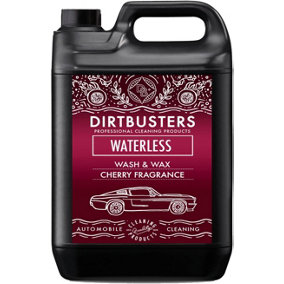 Dirtbusters Waterless Car Wash and Wax Cleaner, Cherry Fragrance (5 Litre)