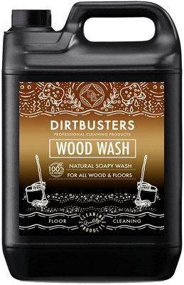 Dirtbusters Wood Floor Cleaner Liquid, Eco Laminate & Wooden Floor Cleaner Use With All Floor Mop & Floor Cleaner Machine (5L)