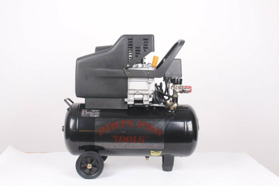 Dirty Pro Tools 24 Litre Air Compressor 5.6CFM 1.5HP 230v 8BAR 115PSI ...