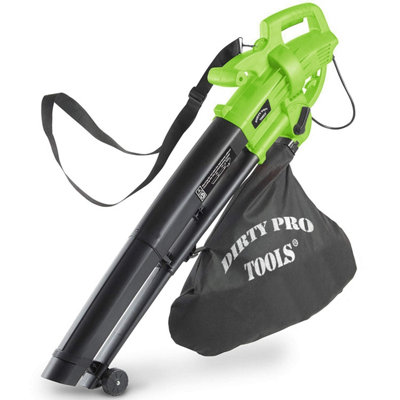 Dirty Pro Tools 3 In 1 Electric 3000 Watt Leaf Blower & Vacuum Integrated Chopper Shredder