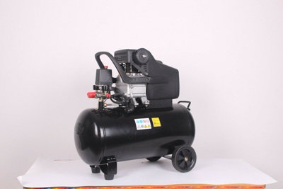 Dirty Pro Tools Air Compressor 50 Litres 2HP 230v 8BAR 115PIS- Electric ...