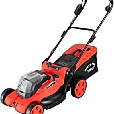 Dirty Pro Tools Cordless Lawn Mower 40v Lithium-Ion Fast Charger Battery 43cm cutting DpT With batteries and charger