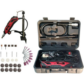 Dirty Pro Tools DREMEL Compatible Rotary Multi Tool Kit Variable Speed 10000-35000 RPM