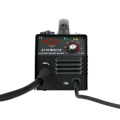 Dirty Pro Tools Gasless Mig Welder 110 New No Gas 100 amp Flux wire NON LIVE TORCH - 3