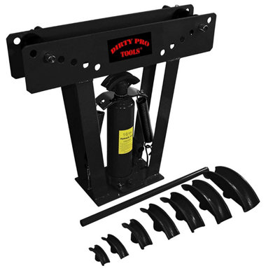 Dirty Pro Tools Hydraulic 16 Ton Pipe Bender With Accessories