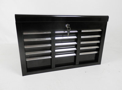 Dirty Pro Tools Large Lightweight 9 Drawer Tool Chest With Key Lock And US Ball Bearing Slides Drawer