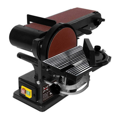 Dirty Pro Tools Powerful 350w Bench Belt and Disc Sander 390mm Sander Sanding DIY at B Q