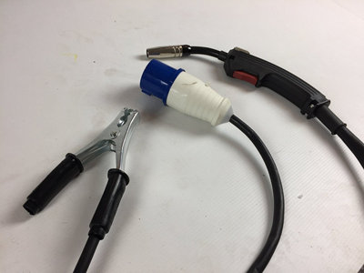 Dirty Pro Tools Professional Gasless Mig Welder 195A Non Live Torch Model  Amp 230V No Gas with Welding Weld Wire - 3