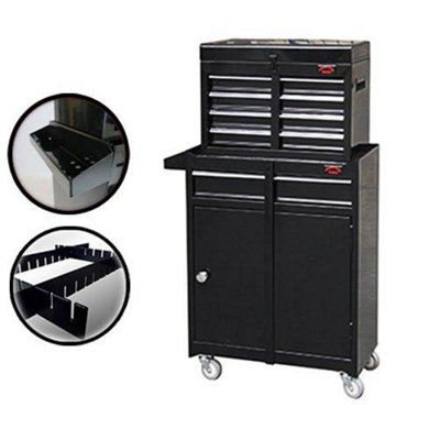 Dirty Pro Tools Yellow Medium Tool Chest Top Cabinet Top Box And Roll - 4