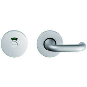 Disabled Lock And Release Handle With Indicator Satin Anodised Aluminium