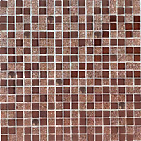 Disco Copper Self-Adhesive Mosaic Tile