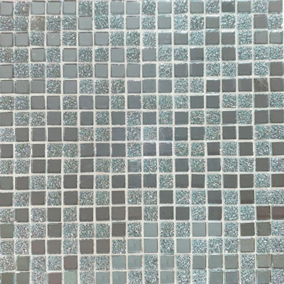 30% OFF DISCO BALL SILVER MIRROR JUMBLED MIX - ONE POUND mosaic tiles -  Mosaic Tile Mania