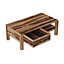 discontinued - Bialla Coffee Table With Drawer Centre Table Side Table Solid Wood