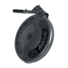 Disklok Diamond Edition Medium Steering Wheel Full Cover Car Security Lock Police Approved 39cm-41.5cm Inc.Case & Cover-Anthracite
