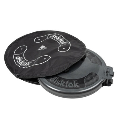 Disklok Diamond Edition Small Steering Wheel Full Cover Car Security Lock Police Approved 35cm-39cm Inc.Case & Cover - Anthracite - 5