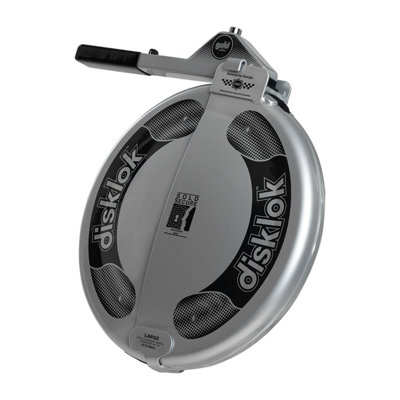 Disklok Gold Edition Large Steering Wheel Full Cover Car Security Lock Police Approved 41.5cm - 44cm - Silver Price Comparisons | Compare The Build