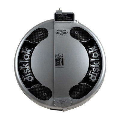 Disklok Gold Edition Large Steering Wheel Full Cover Car Security Lock Police Approved 41.5cm - 44cm - Silver - 8
