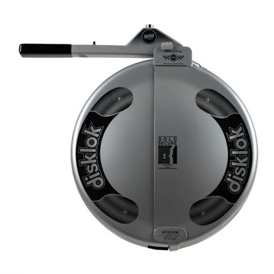 Disklok Gold Edition Medium Steering Wheel Full Cover Car Security Lock Police Approved 39cm - 41.5cm - Silver - 3