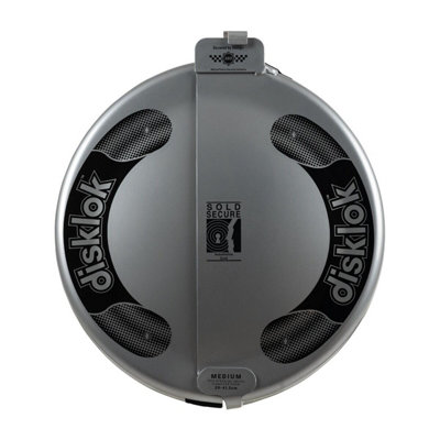 Disklok Gold Edition Medium Steering Wheel Full Cover Car Security Lock Police Approved 39cm - 41.5cm - Silver - 5