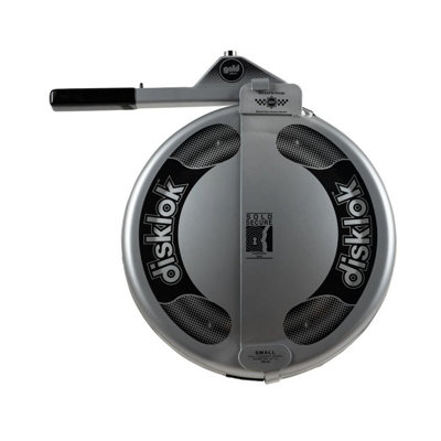 Disklok Gold Edition Small Steering Wheel Full Cover Car Security Lock Police Approved 35cm - 39cm - Silver - 3