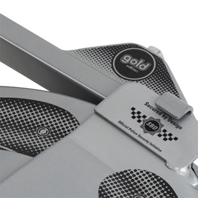 Disklok Gold Edition Small Steering Wheel Full Cover Car Security Lock Police Approved 35cm - 39cm - Silver - 4