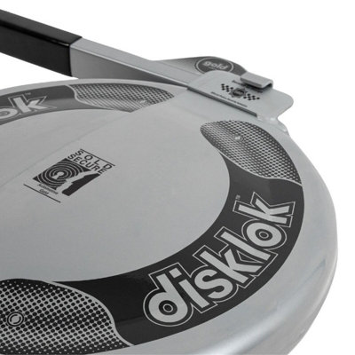 Disklok Gold Edition Small Steering Wheel Full Cover Car Security Lock Police Approved 35cm - 39cm - Silver - 7