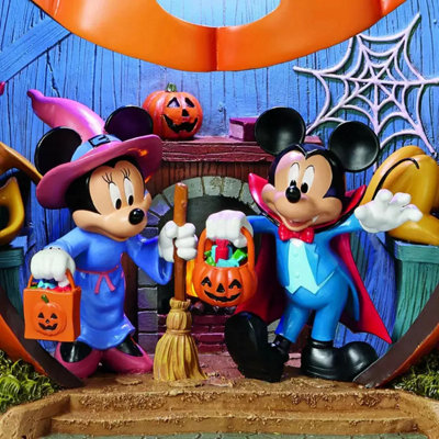 Disney 16in LED Halloween Pumpkin House Decoration with Mickey