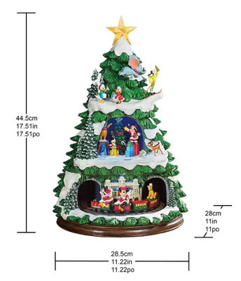 Disney christmas cheap tree with train