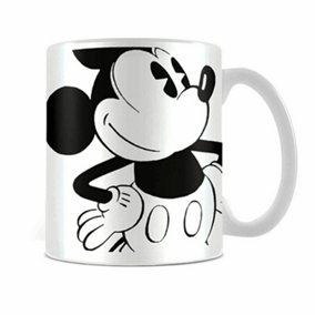Disney Big Vintage Mickey Mouse Mug White/Black (One Size)