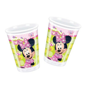 Disney Bowtique Minnie Mouse Party Cup (Pack of 8) Multicoloured (One Size)
