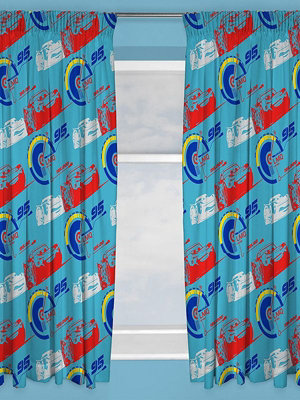 Disney Cars 3 Lightning 54'' Curtains