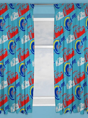 Disney Cars Lightning 72'' Curtains