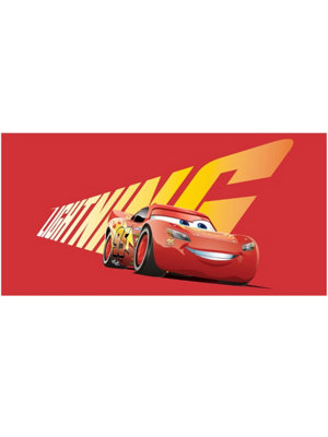 Disney Cars Lightning Cotton Beach Towel DIY at B Q