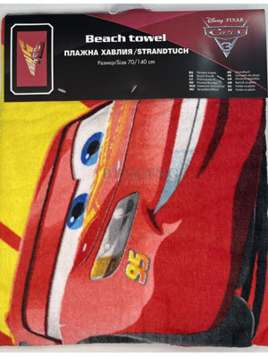 Lightning mcqueen beach towel hotsell