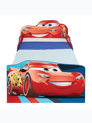Disney Cars Lightning McQueen Toddler Bed with Storage