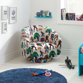 Disney Childrens Marvel Accent Swivel Chair