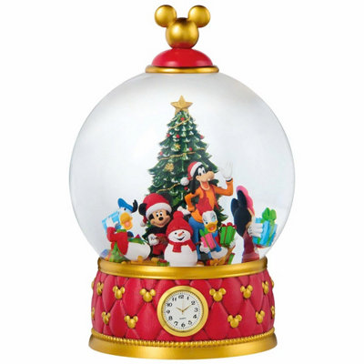 Disney Christmas Snow Globe with Glitter and LED Lights, Illuminated ...