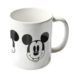 Disney Faces Mickey Mouse Mug White/Black (One Size)