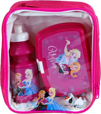 Disney Frozen Junior Backpack & 3PC Lunch Bag Set