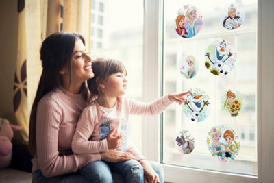 Disney Frozen Springday Self-Adhesive Window Stickers