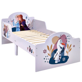 Disney Frozen Toddler Bed: Sturdy Engineered Wood Construction, Fits 140cm x 70cm Mattress (Mattress not included)