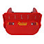 Disney Lightning McQueen Car Toddler Bed with Cubby-holes, MDF, Red, W169.5 X D75 X H53.5cm