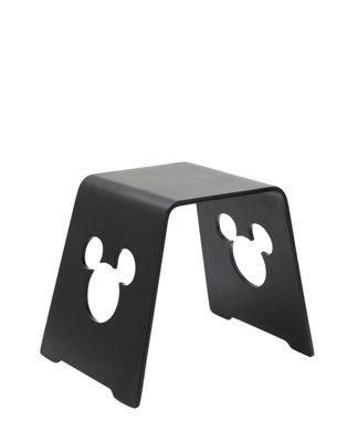 Disney Mickey Bentwood U Stool for Children, Black finish, W52 X D40.5 X H45cm